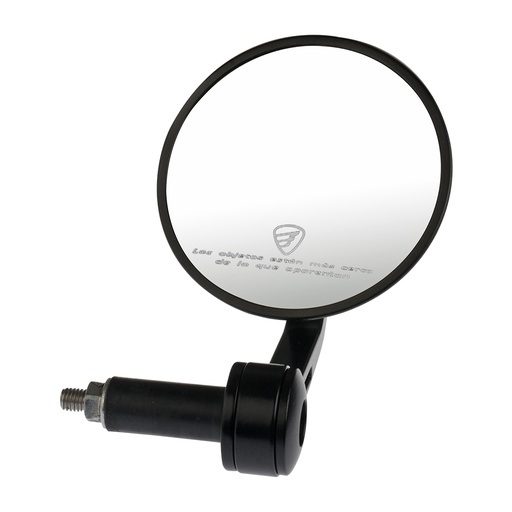 [F10010338] ESPEJO DER CON ISOTIPO Y LEYENDA