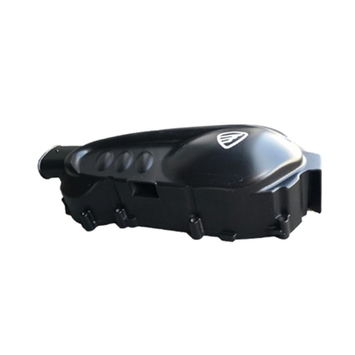 [E11010234] CUBIERTA CARTER IZQ NEGRO CON ISOTIPO