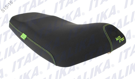 [F03010156] ASIENTO NEGRO COSTURA VERDE