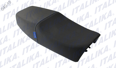 [F03010211] ASIENTO NEGRO ETIQUETA AZUL