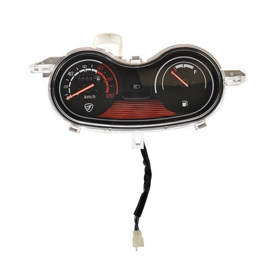 [F04010206] VELOCIMETRO CARATULA NEGRA Y ROJO