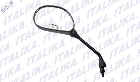 [F10010210] ESPEJO IZQ NEGRO CON LOGO