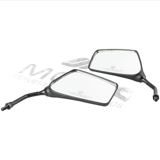 [F10010212] JUEGO ESPEJOS CON LOGO Y LEYENDA