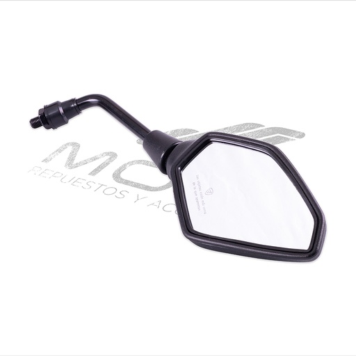 [F10010279] ESPEJO DER CON LOGO Y LEYENDA