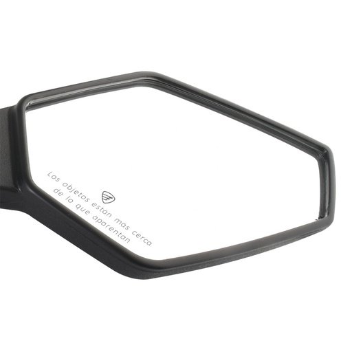 [F10010296] ESPEJO DER CON ISOTIPO Y LEYENDA