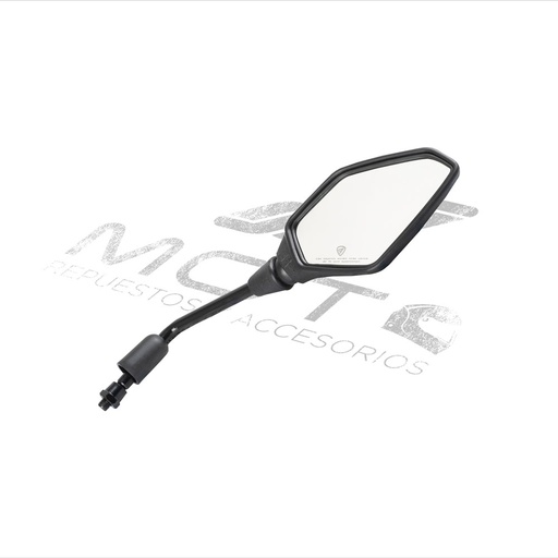 [F10010302] ESPEJO DER CON ISOTIPO Y LEYENDA