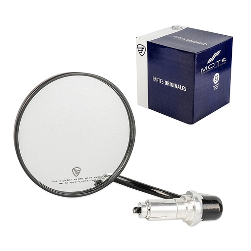 [F10010330] ESPEJO IZQ CON ISOTIPO Y LEYENDA