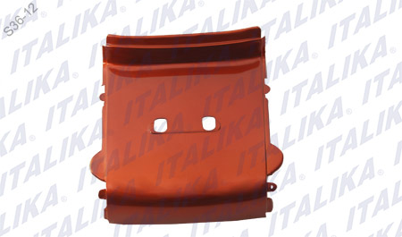 [F13010567] PLACA CONECTORA NARANJA MET