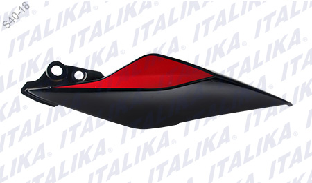 [F13010970] CUBIERTA TRAS IZQ NEGRA ROJA