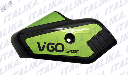 [F13011210] CUBIERTA IZQ HORQUILLA NEGRA VERDE