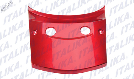 [F13011266] CUBIERTA TRAS ROJO METALICO