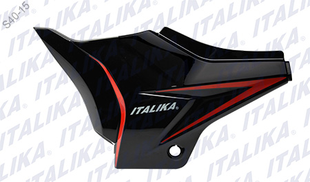 [F13011391] CUBIERTA LAT IZQ NEGRO NARANJA