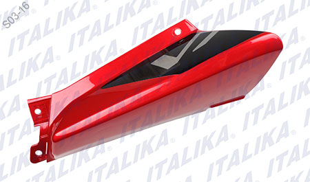 [F13011421] CUBIERTA COLA DEL IZQ ROJO