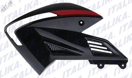 [F13011488] CUBIERTA TANQUE IZQ NEGRO ROJO