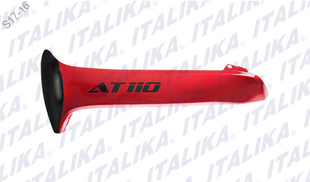 [F13011499] CUB PIERNA IZQ ROJO NEGRO