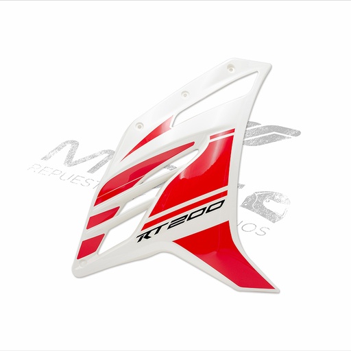 [F13011559] CUBIERTA DEL DER SUP BLANCO ROJO