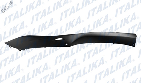 [F13011601] CUBIERTA LAT IZQ NEGRO ROJO