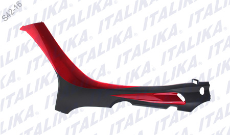 [F13011610] CUBIERTA IZQ ROJO NEGRO