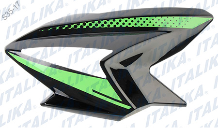 [F13011681] CUBIERTA TANQUE IZQ NEGRO VERDE