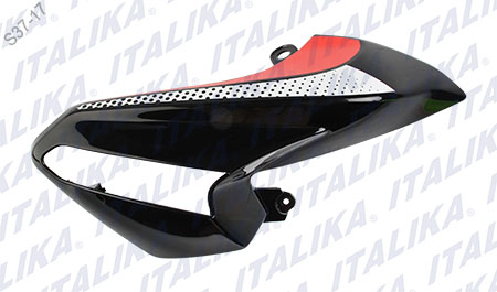 [F13011740] CUBIERTA TANQUE IZQ NEGRO NARANJA