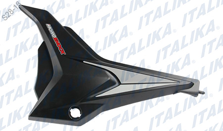 [F13011899] CUBIERTA LAT IZQ NEGRO BLANCO