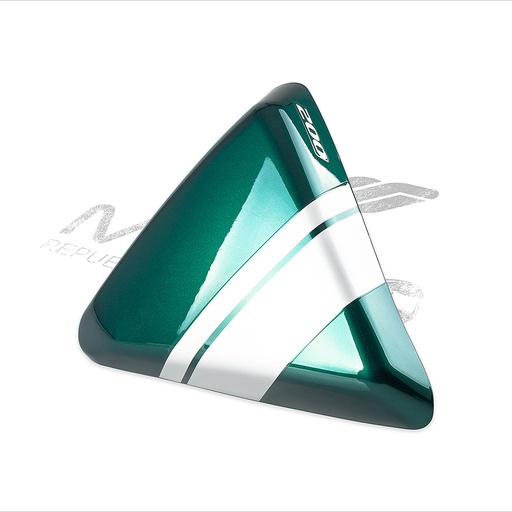 [F13012097] CUBIERTA LAT IZQ VERDE INGLES BRILLANTE