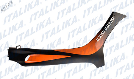 [F13012102] CUBIERTA DER NEGRO MATE NARANJA