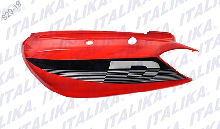 [F13012134] CUBIERTA SUP IZQ ROJO NEGRO