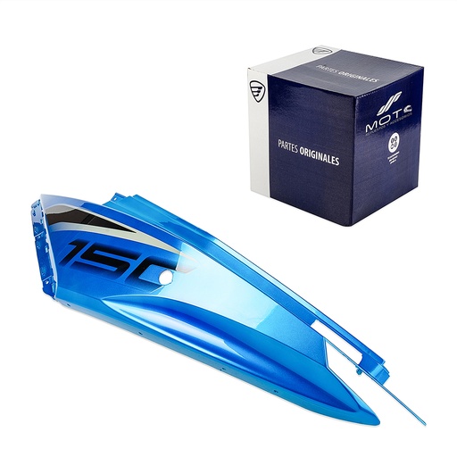 [F13012169] CUBIERTA COLA IZQ AZUL REY METALICO