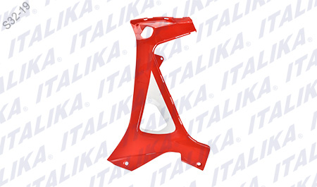 [F13012255] CUBIERTA LAT IZQ ROJO BLANCO