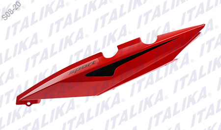 [F13012346] CUBIERTA COLA IZQ ROJO