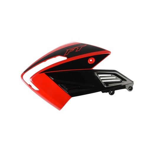 [F13012385] CUBIERTA TANQUE IZQ ROJO NEGRO