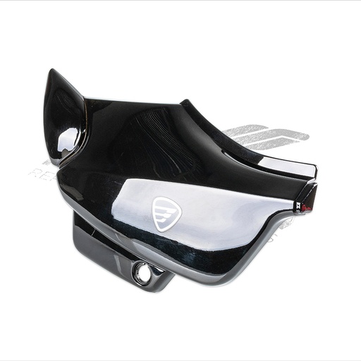 [F13012407] CUBIERTA LAT IZQ NEGRO CON ISOTIPO