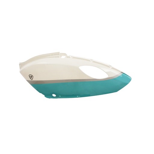 [F13012436] CUBIERTA TRAS IZQ BCO AZUL CON ISOTIPO