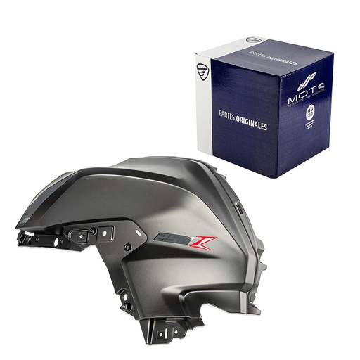 [F13012651] CUBIERTA TANQUE IZQ NEGRO MATE