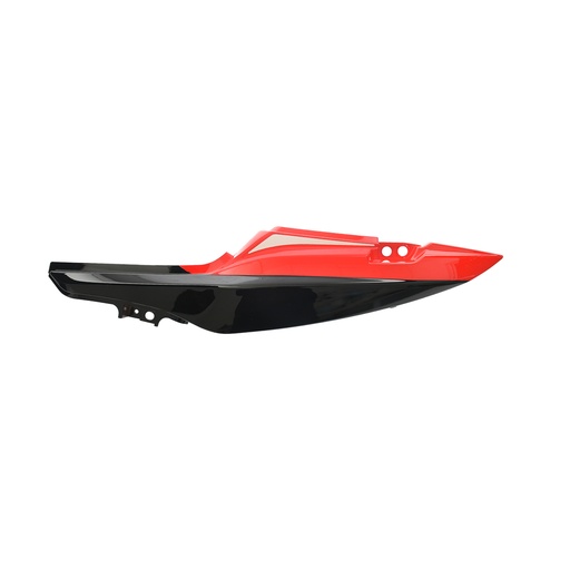 [F13012688] CUBIERTA COLA IZQ NEGRO ROJO