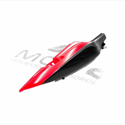 [F13012692] CUBIERTA COLA DER NEGRO ROJO