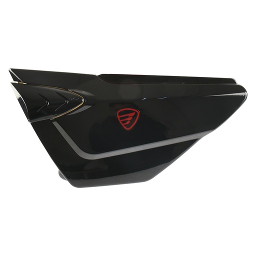 [F13012715] CUBIERTA LAT IZQ NEGRO ROJO