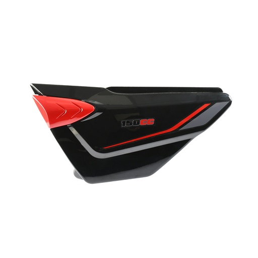 [F13013044] CUBIERTA LAT IZQ NEGRO ROJO