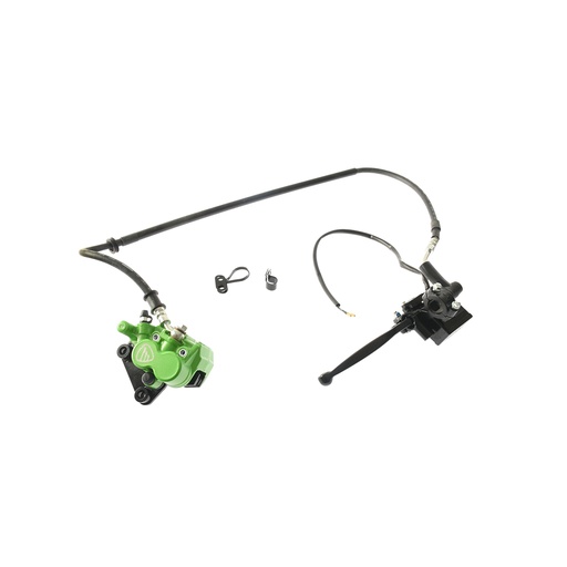 [F14020620] SISTEMA FRENO DEL CALIPER VERDE CON LOGO