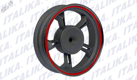 [F15030149] RIN TRAS NEGRO FILO ROJO