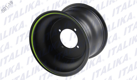 [F15030241] RIN TRAS NEGRO FILO VERDE LIMA