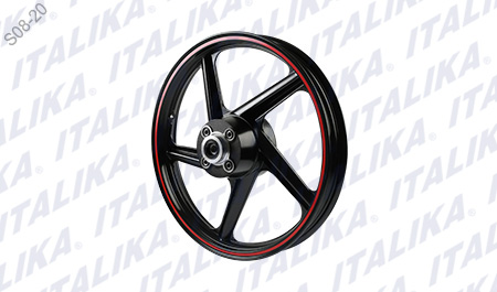 [F15030285] RIN TRAS NEGRO FILO ROJO