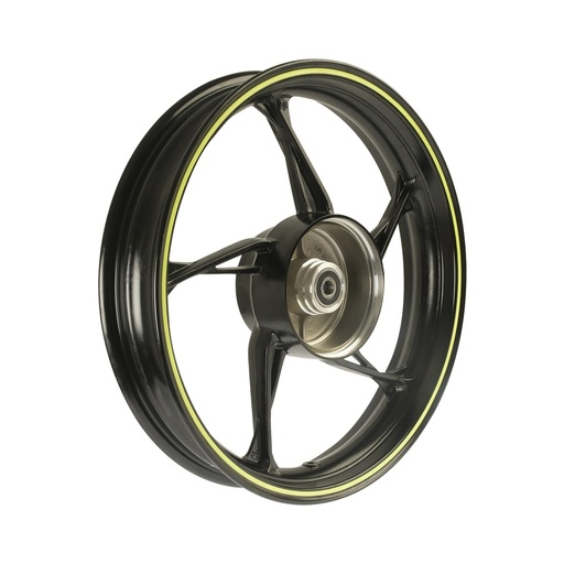 [F15030309] RIN TRAS NEGRO FILO AMARILLO