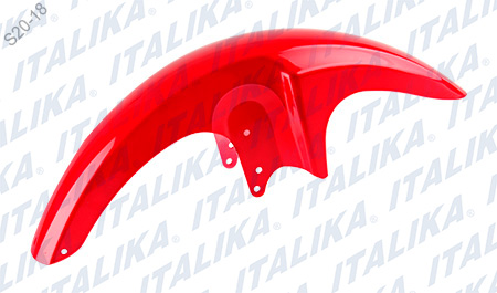 [F16010099] SALPICADERA DELANT/ROJO/.
