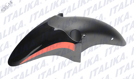 [F16010201] SALPICADERA DEL NEGRO VIVOS NARANJA