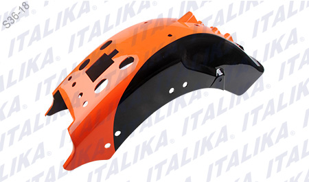 [F16020094] SALPICADERA TRAS NARANJA NEGRO