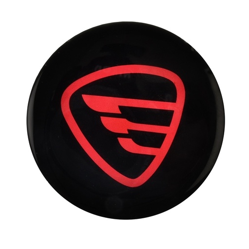 [F16030113] LOGO CIRCULAR DER NEGRO ROJO