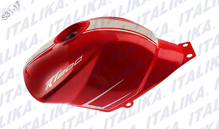 [F17010161] TANQUE COMBUSTIBLE ROJO BLANCO